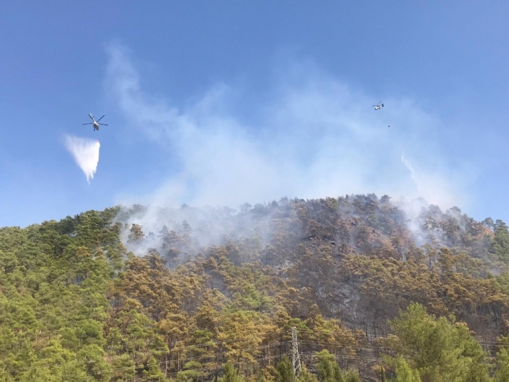 Marmaris’teki Orman Yangını Kontrol Altına Alındı