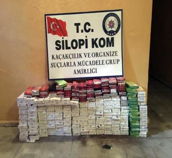 Şırnak’ta 18 Bin 710 Paket Kaçak Sigara Ele Geçirildi