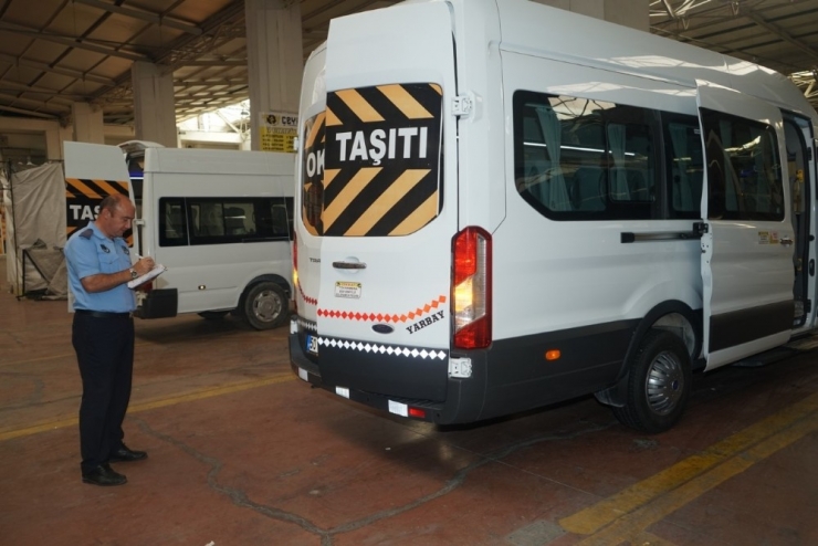 Nevşehir’de Okul Servisleri Denetimden Geçti