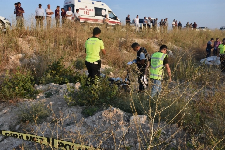 Kazada Ölen Motosiklet Sürücüsü 6 Saat Sonra Bulundu