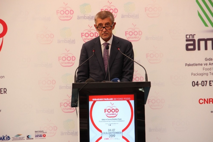 Çekya Başbakanı Babis, İstanbul’da Gıda Fuarının Açılışını Yaptı