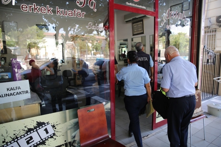 Kuaförlere Hijyen Ve Ruhsat Denetimi