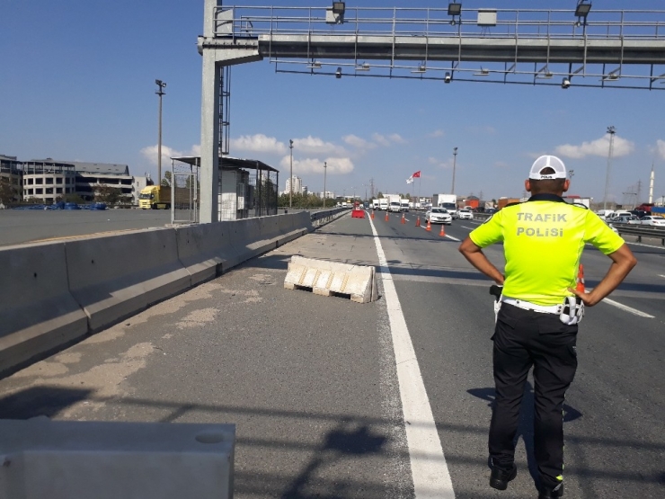 Mahmutbey Gişelerde Drone’lu Trafik Denetimi