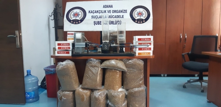 Evini Kaçak Sigara İmalathanesine Çevirmiş