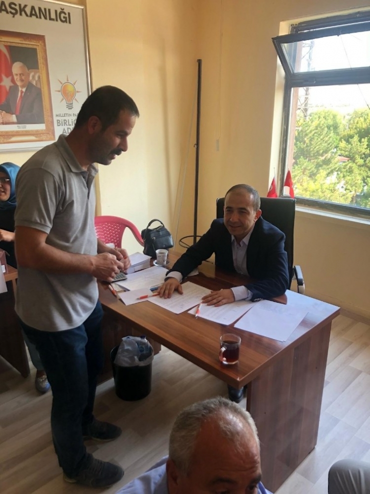 Ak Parti Avanos İlçe Başkanlığında Temayül Yoklaması Yapıldı