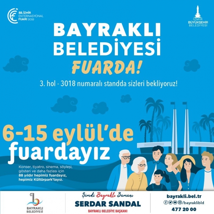 Bayraklı Belediyesi Fuara Hazır