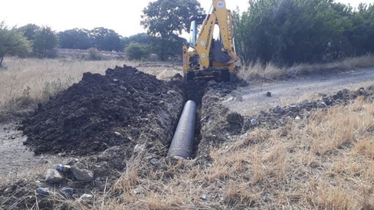 İnönü Belediyesi’nden Yeni Oluşturulan Mahalleye Alt Yapı Hizmeti