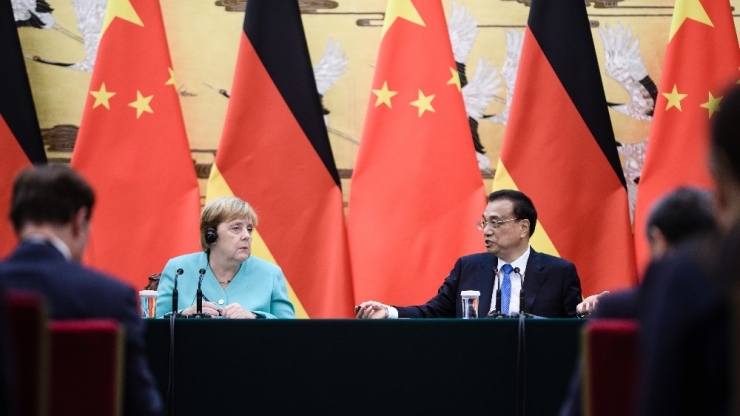 Angela Merkel Çin’de