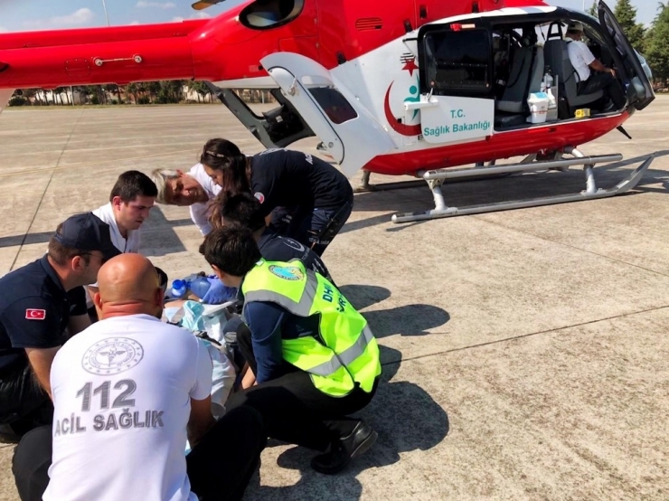 Balıkesir’de Helikopter Ambulans Genç Hasta İçin Havalandı