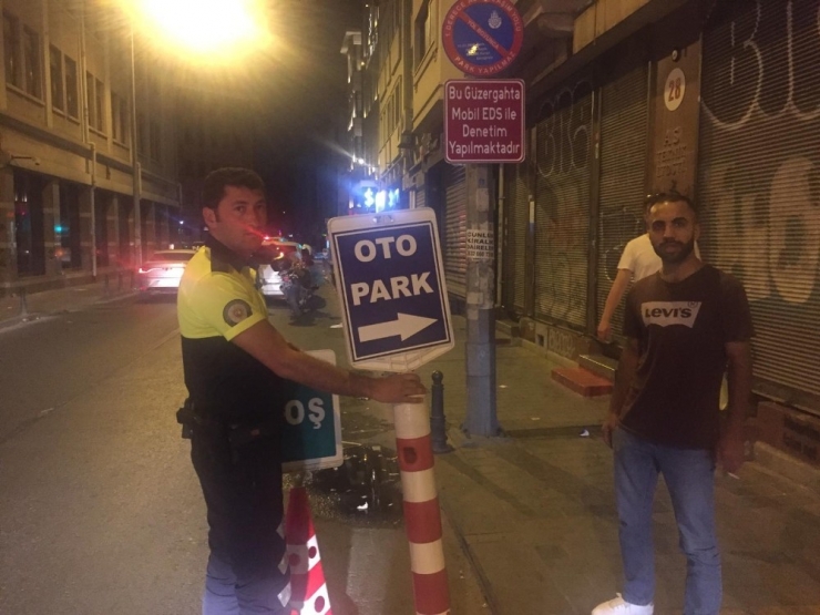 İstanbul Emniyetinden İspark’a Ait Yerlerde ’Değnekçi’ Operasyonu