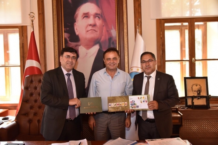 Ptt Bilecik Yöneticilerinden Başkan Şahin’e Ziyaret