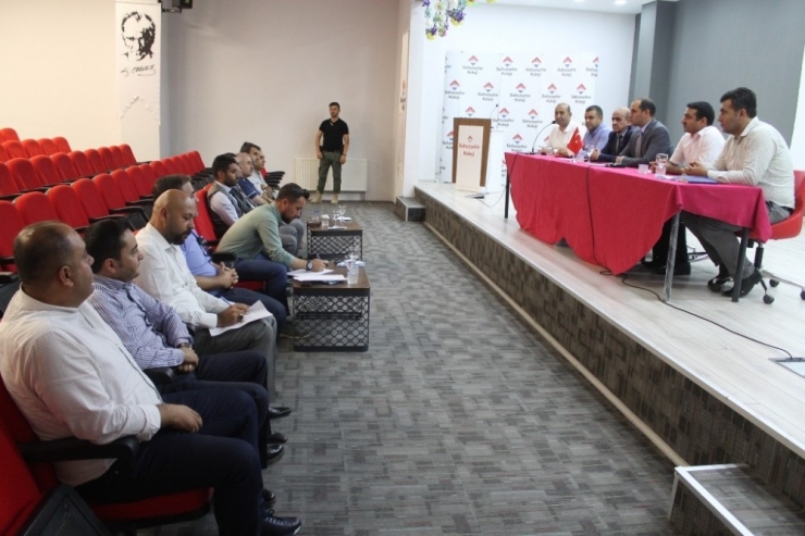 Silopi’de Okul Güvenliği Toplantısı