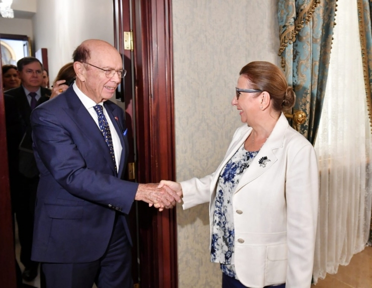 Bakan Pekcan, Abd Ticaret Bakanı Ross İle Görüştü