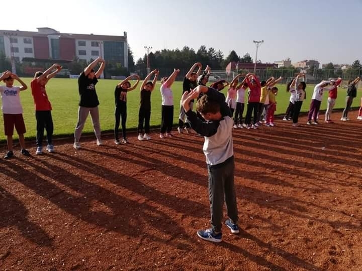 Minik Sporcular Türkiye Şampiyonası’na Hazırlanıyor