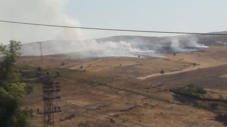 Diyarbakır’da Anız Yangını