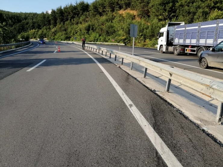 Edirne-çanakkale Yolunda Motosiklet Tutkununun Feci Ölümü