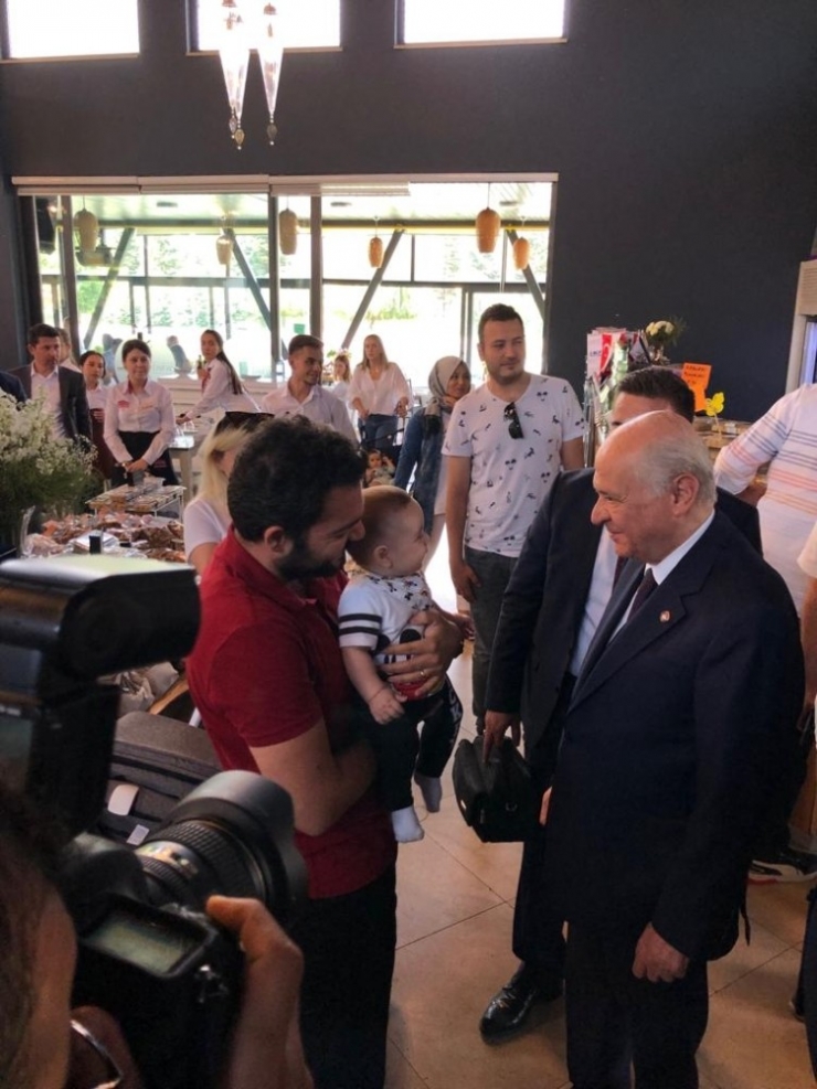 Devlet Bahçeli Kahve İçmeden Eskişehir’den Ayrılmadı