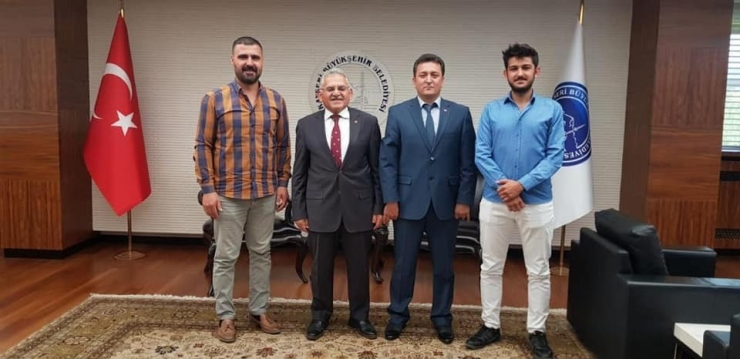 Develispor, Memduh Büyükkılıç’ı Ziyaret Etti