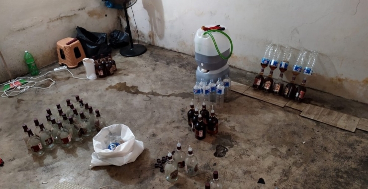 Adana’da Kaçak İçki Operasyonu