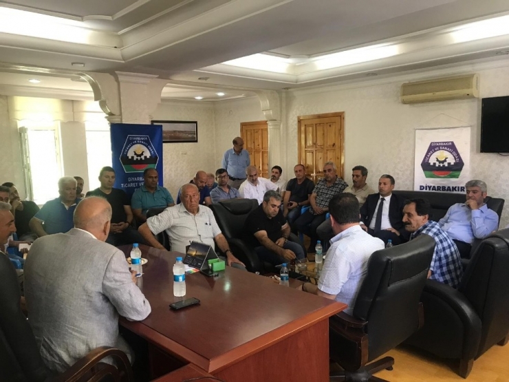 Dtso Başkanı Kaya Sanayi Sitesi Esnafıyla Bir Araya Geldi