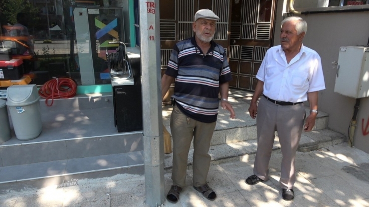 Elektrikli Bisikleti Kilidi İle Birlikte Çaldı