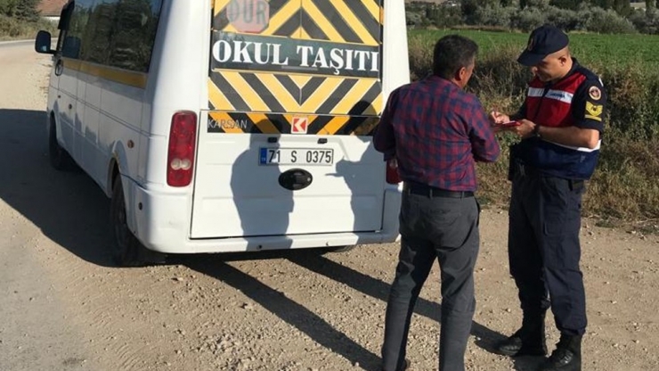 Jandarmadan Okul Servislerine Denetim