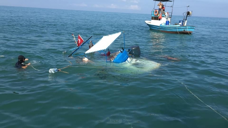 Tekne Battı, Balıkçılar Seferber Oldu