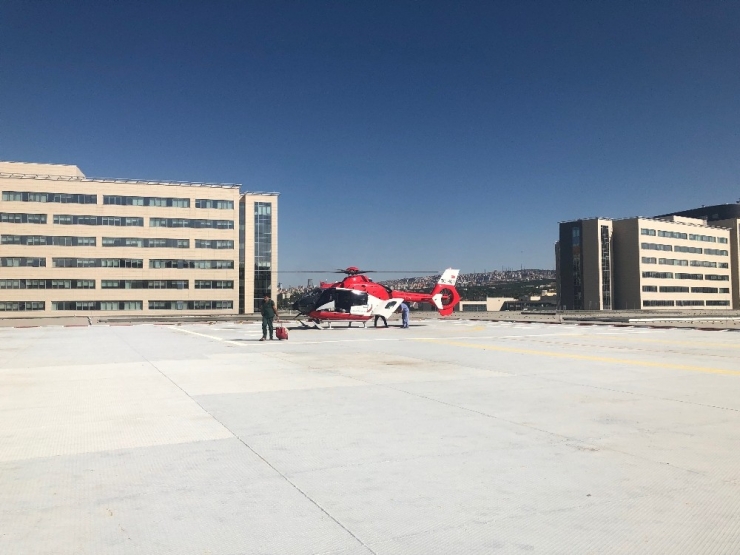Niğde’den Ambulans Helikopterle Taşınan Kalp Ankara’da Atacak