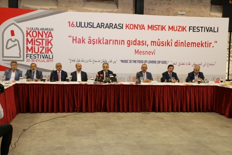 Konya’da 16. Uluslararası Mistik Müzik Festivali Başlıyor