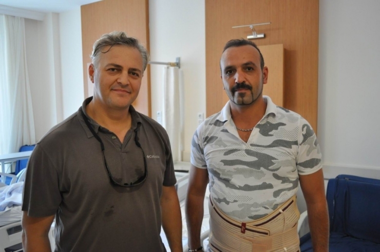 Topallayarak Geldiği Hastanede Sağlığına Kavuştu