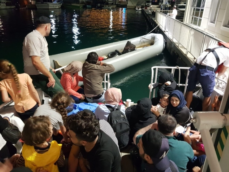 Kuşadası’nda 13’ü Çocuk 45 Düzensiz Göçmen Yakalandı