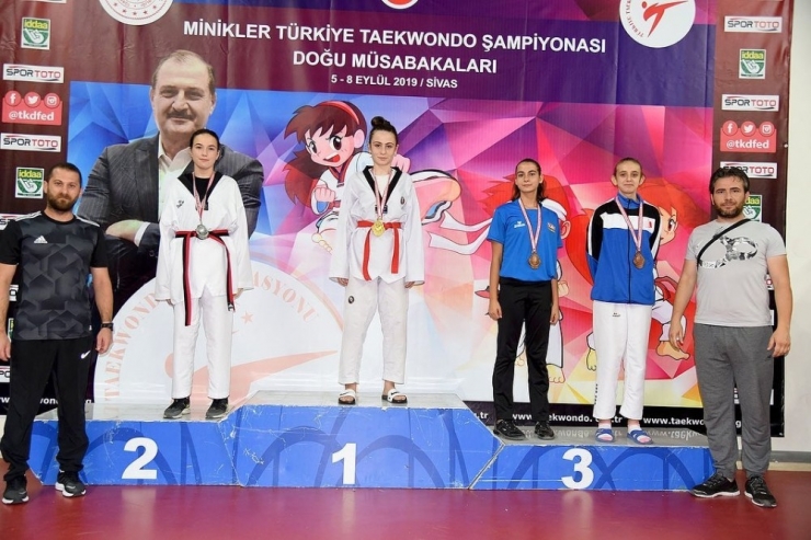 Minikler Türkiye Taekwondo Şampiyonası Değer, Üçüncü Oldu