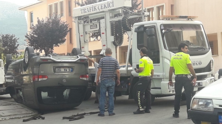 Çekiciye Kaldırılırken Tuş Oldu