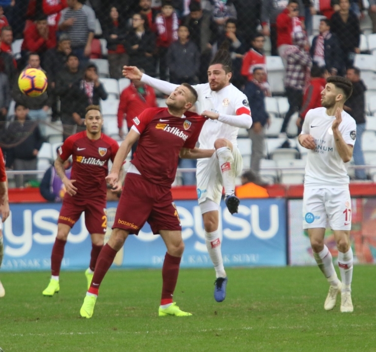 Antalyaspor İle Kayserispor 23. Randevuda