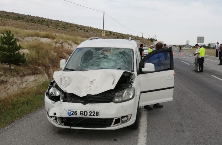 Tavşanlı’da Trafik Kazası, 1 Kişi Yaralandı