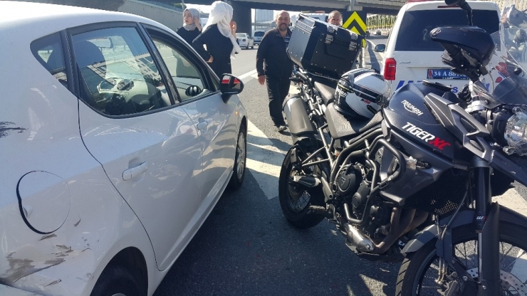 Tem Otoyolu’nda Kaza: 1 Yaralı