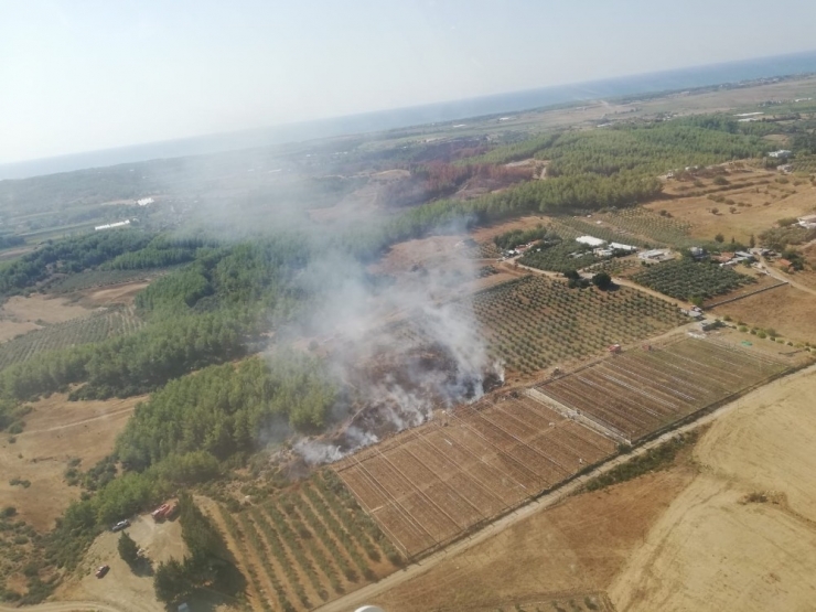Arap Beleni’nde Çıkan Yangın, Ormana Ulaşmadan Söndürüldü