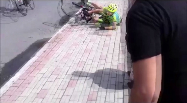 Büyükçekmece’deki Yol Yarışlarında Talihsiz Kaza