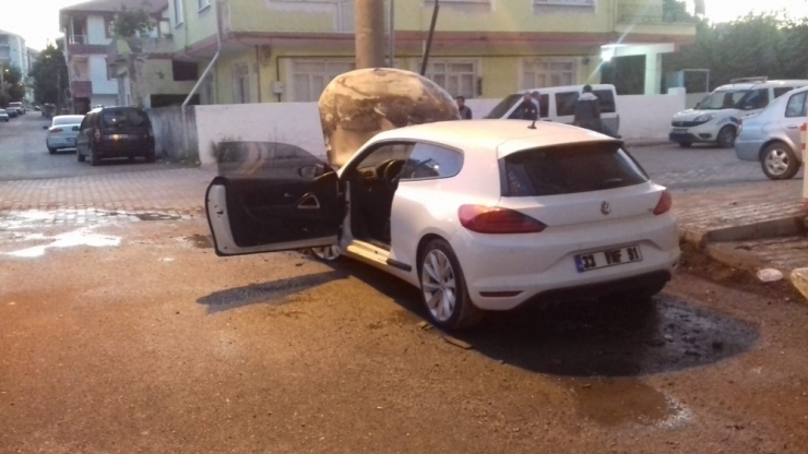 Park Halindeki Otomobil Yandı