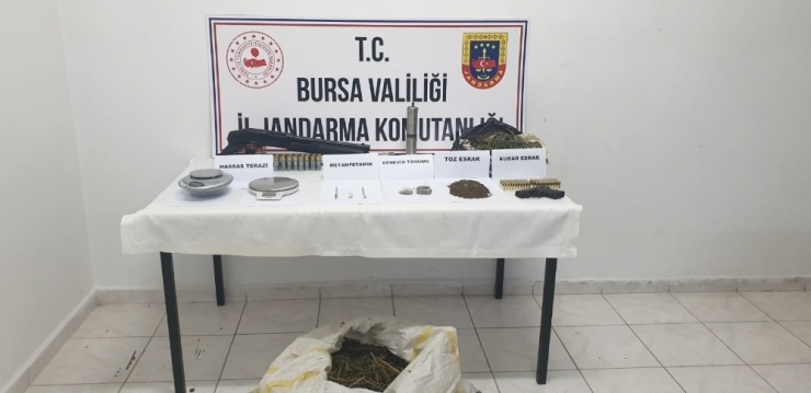 Jandarma Ekiplerinden Uyuşturucu Baskını