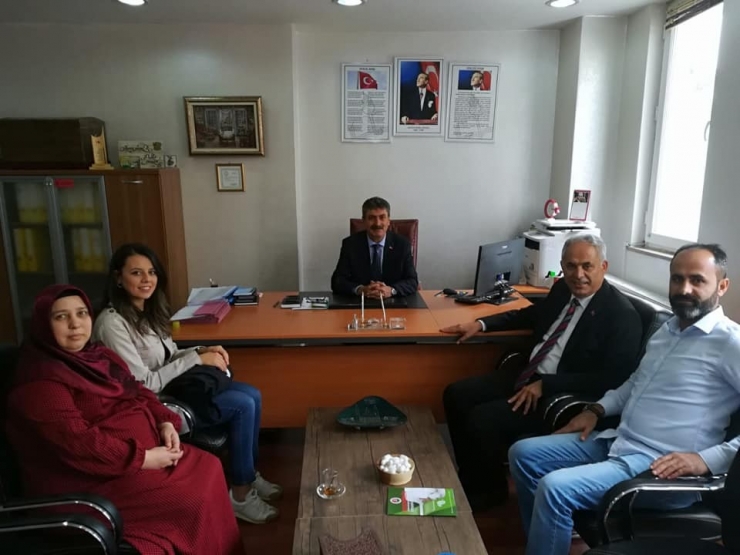 Başkan Yaman’dan Halk Eğitim Müdürü Yıldız’a Ziyaret