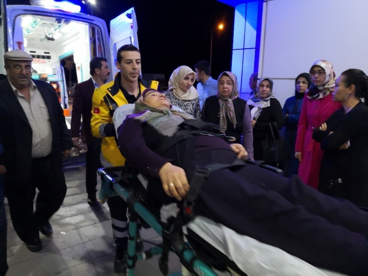 Aksaray’da Otomobil Şarampole Düştü: 2 Yaralı