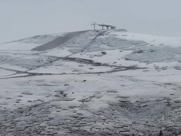 Ordu’ya Mevsimin İlk Karı Düştü