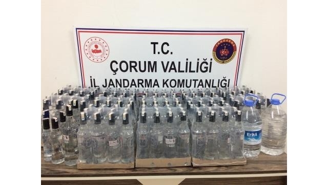 Jandarma’dan Kaçak İçki Operasyonu