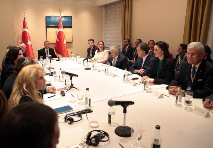 Cumhurbaşkanı Erdoğan, Musevi Vatandaşlarla Görüştü