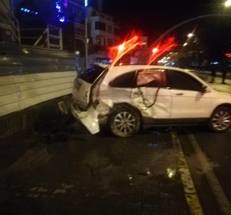 Fatsa’daki Trafik Kazası Güvenlik Kamerasında