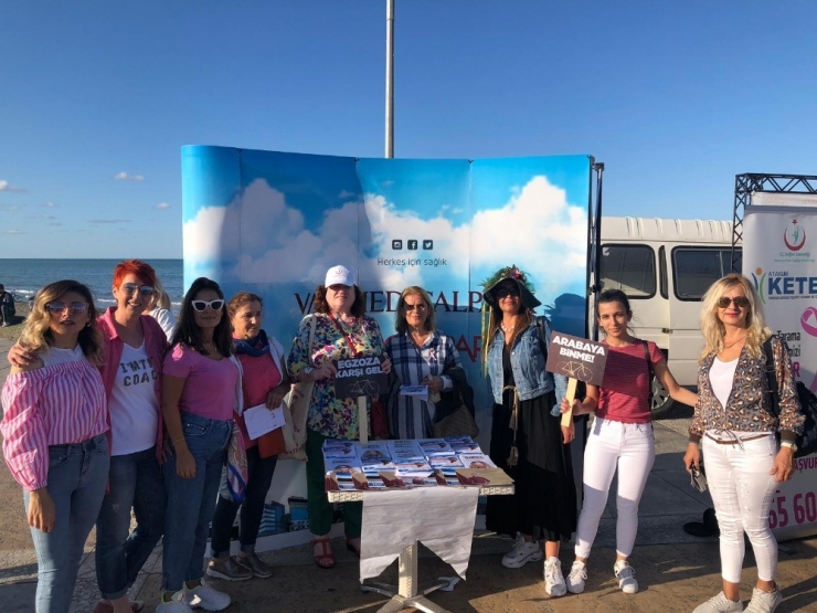 “Süslü Kadınlar Bisiklet Turu”na Hastanelerden Destek