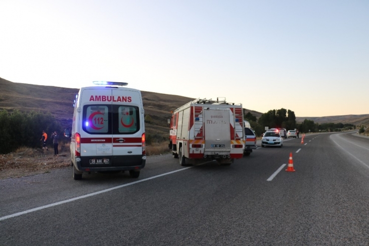 Sivas’ta Trafik Kazası; 2 Ölü 6 Ağır Yaralı