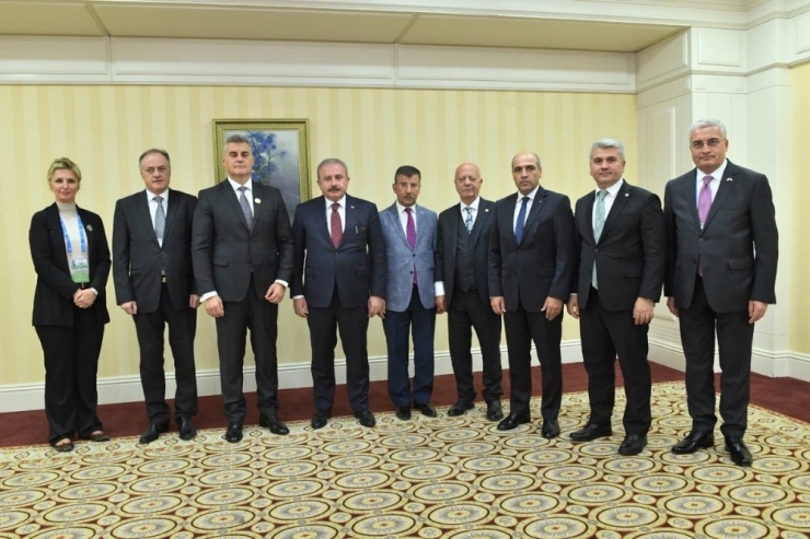 Tbmm Başkanı Şentop, Karadağ Meclis Başkanı Brajovic İle Görüştü