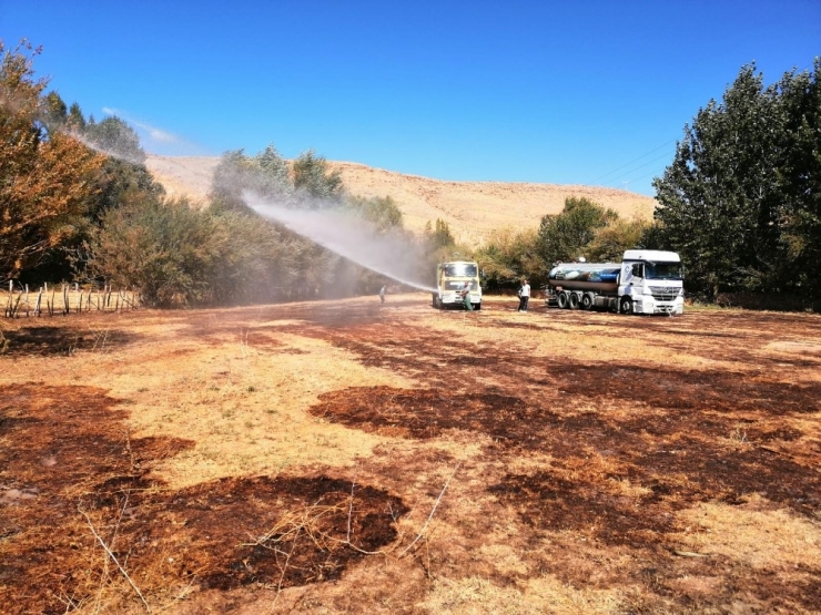Edremit’te Toprağın Kendiliğinden Yanması